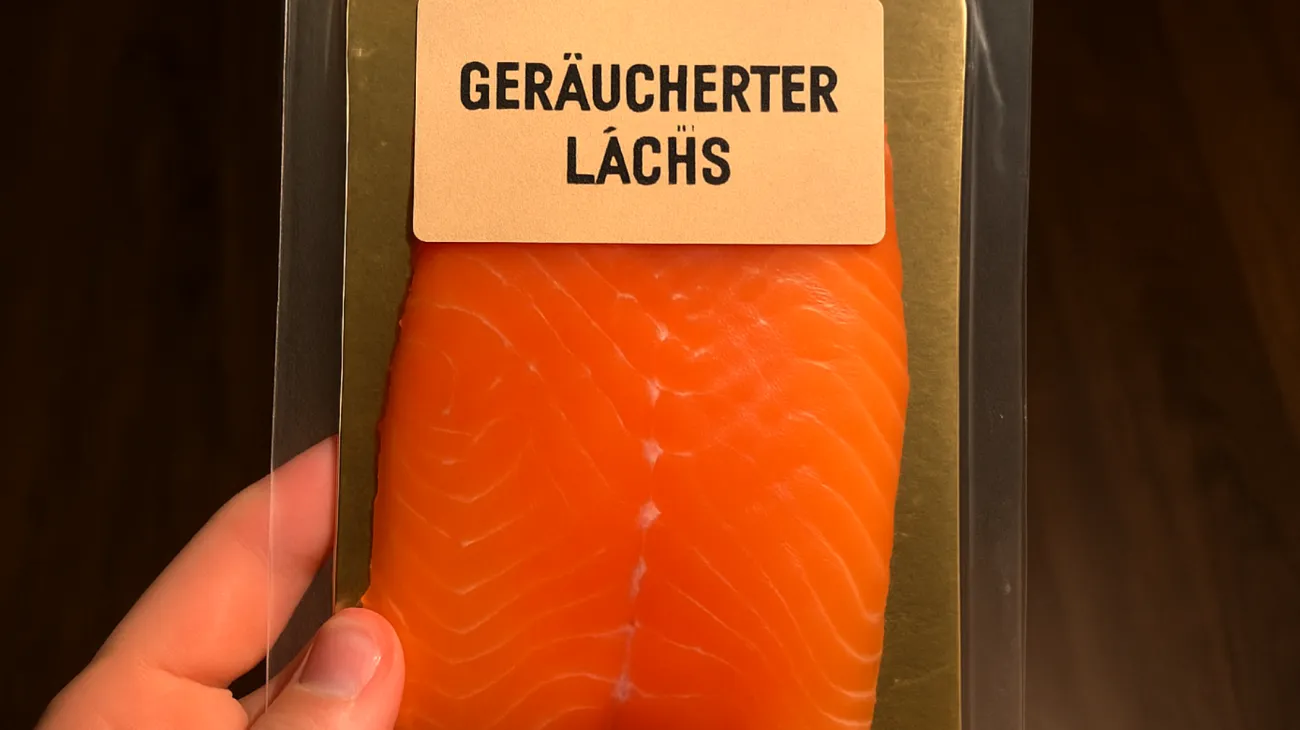 Geräucherter Lachs"