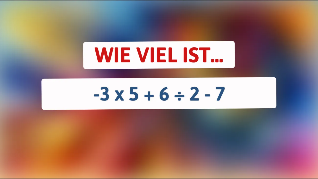 Lösen Sie das Rätsel: Überlisten Sie Ihr Gehirn mit dieser kniffligen Gleichung, die nur die Cleversten knacken!"
