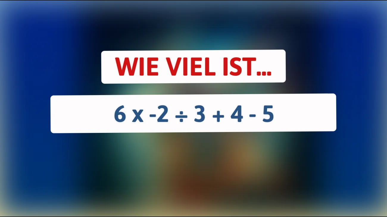 Nur 1% der Menschen können dieses mathematische Rätsel richtig lösen – gehörst du dazu?"