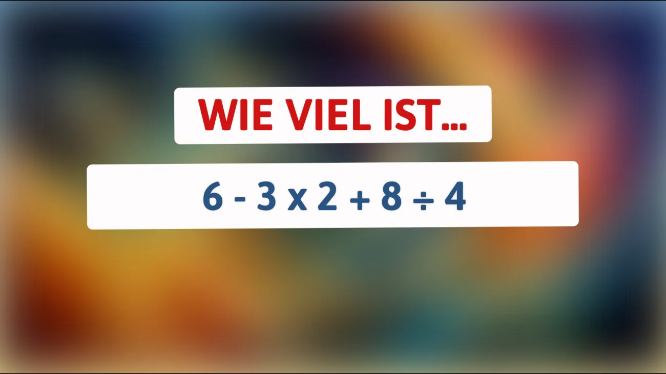 Nur 1% können es lösen: Bist du klug genug für dieses scheinbar einfache Mathe-Rätsel?"